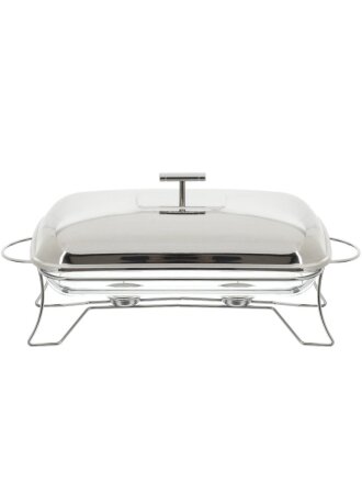 Мармит стекло, нержавеющая сталь, 3 л, 49х24х18 см, прямоугольный, Attribute, ABI020