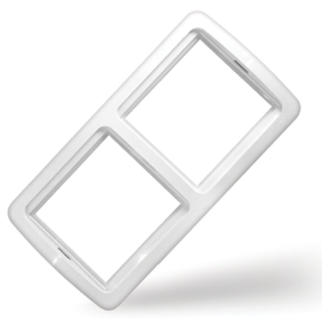 Рамка двухпостовая, горизонтальная, белая, UNIVersal, Валери, ВР002Г шнур с выключателем universal шввп 2 жилы 2х0 75 мм² 1 7 м белый а1060