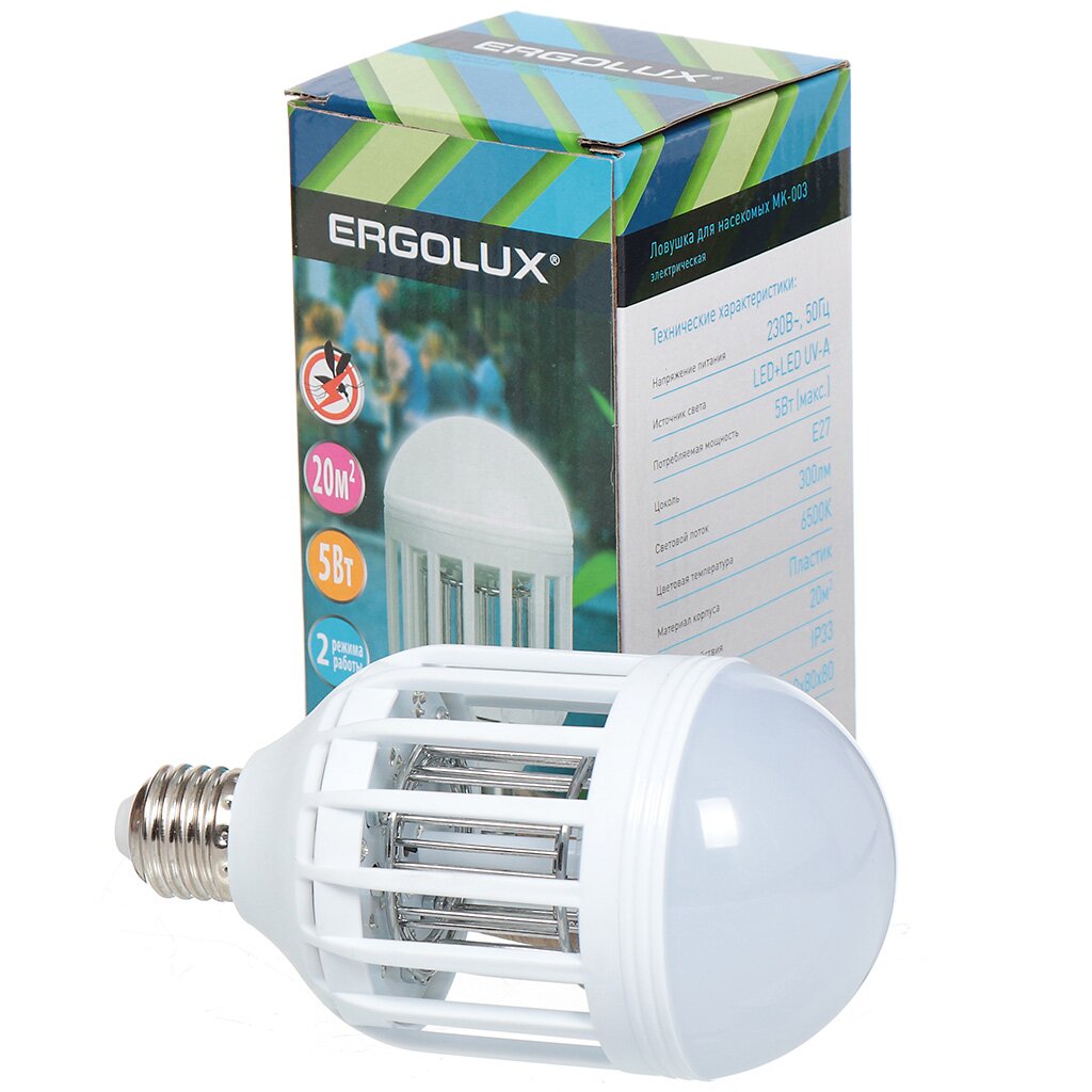 Фонарь Ergolux, MK-003, 3 Вт, LED, 13766