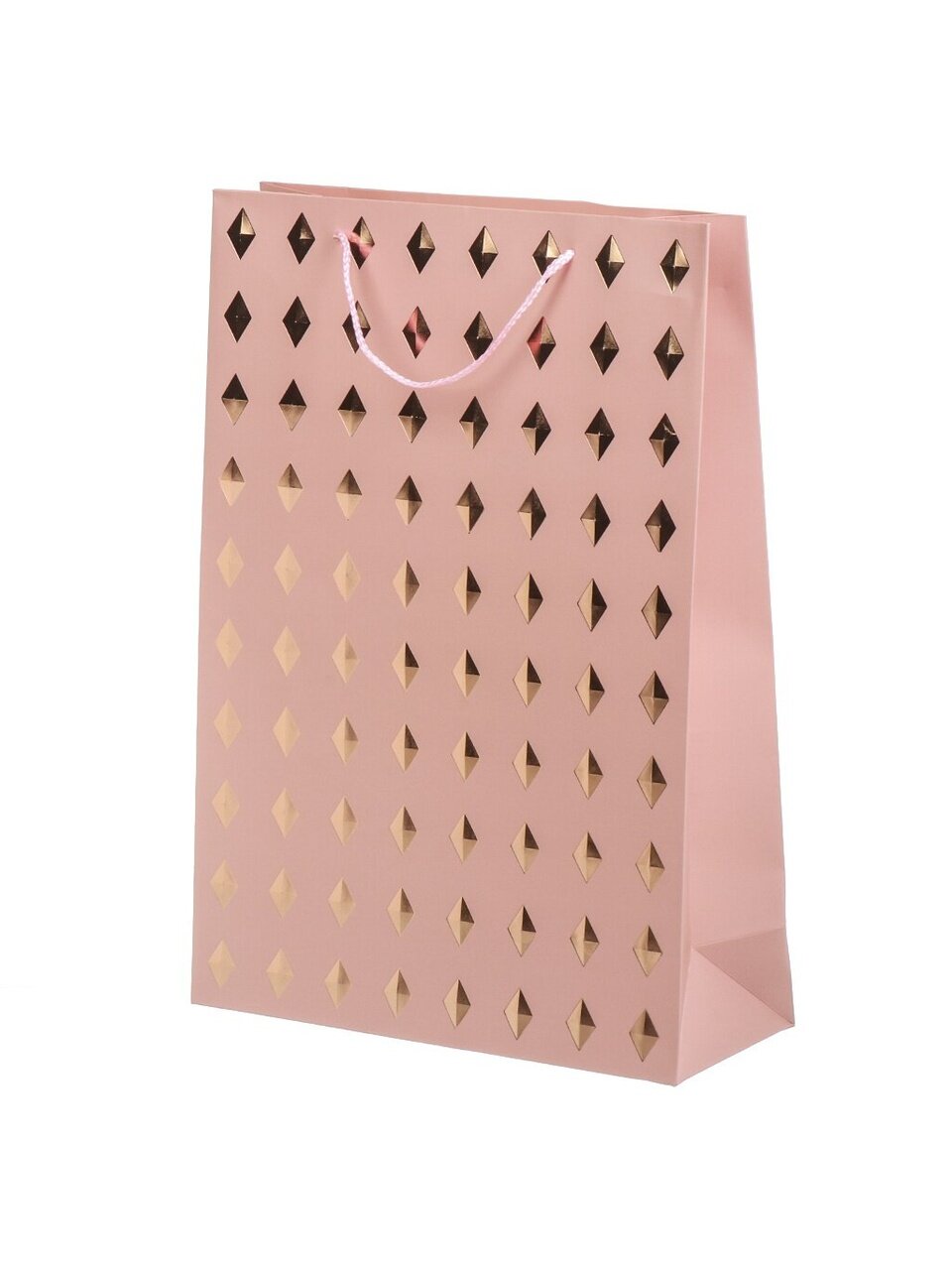 Пакет подарочный бумага, 31х12х44 см, в ассортименте, Ромб, Y4-9089