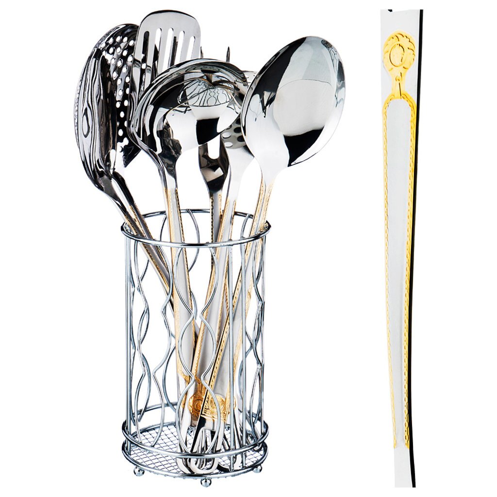 Набор кухонных принадлежностей Agness в корзине,, 7пр., 922-254