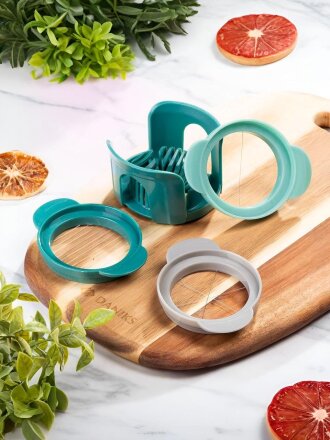 Набор яйцерезок 4 шт, 11х8.5х5.6 см, Daniks, WFCF-072