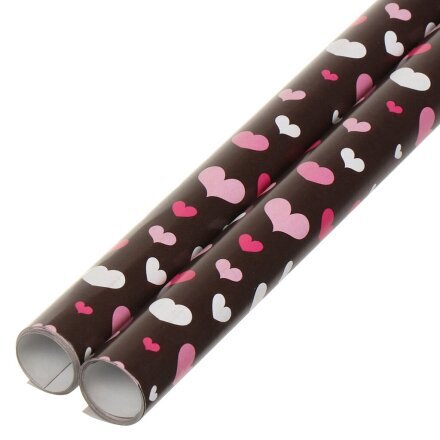 Бумага упаковочная 100х70 см, в ассортименте, с декоративным рисунком, 2 штуки, Y4-5070