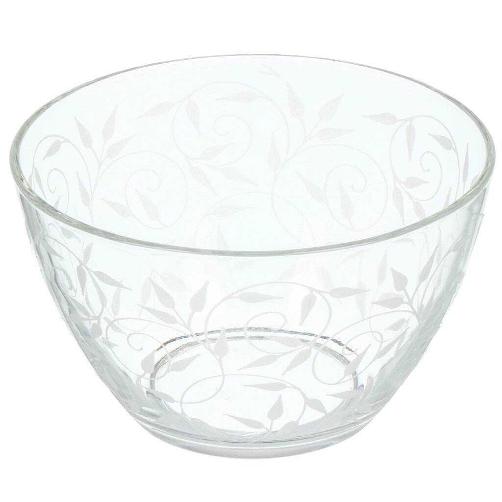Салатник стекло, круглый, 18.8х11 см, Весна, Glasstar, G33_1329_1, прозрачный стакан 300 мл стекло 6 шт glasstar триумф n 630 4
