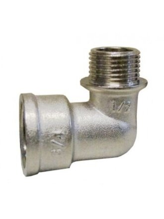 Уголок 1/2''х3/4'', 90 °, ш-г, никель, STI