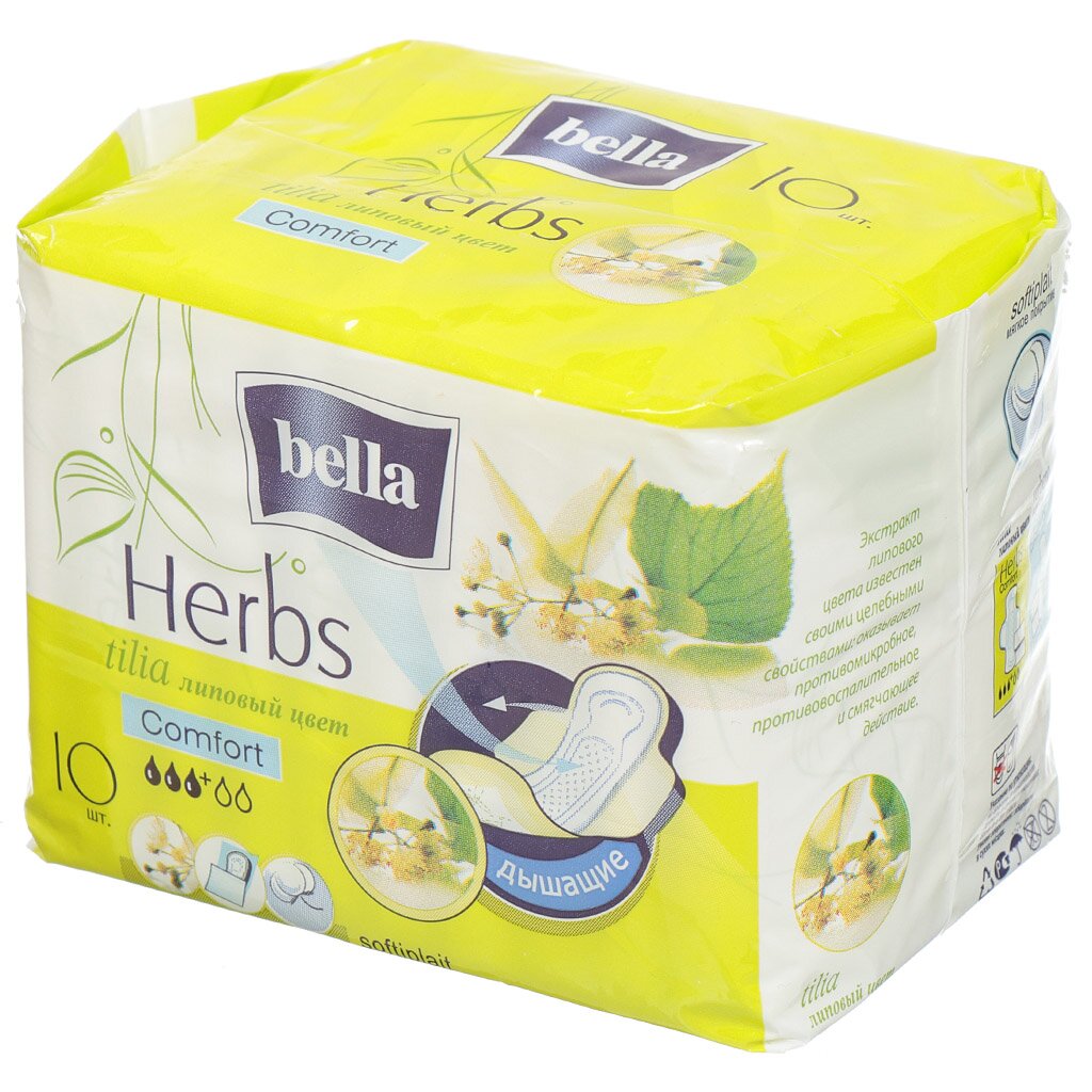 Прокладки женские Bella, Herbs Tilia comfort softiplait, 10 шт, 1530 струны la bella 800l