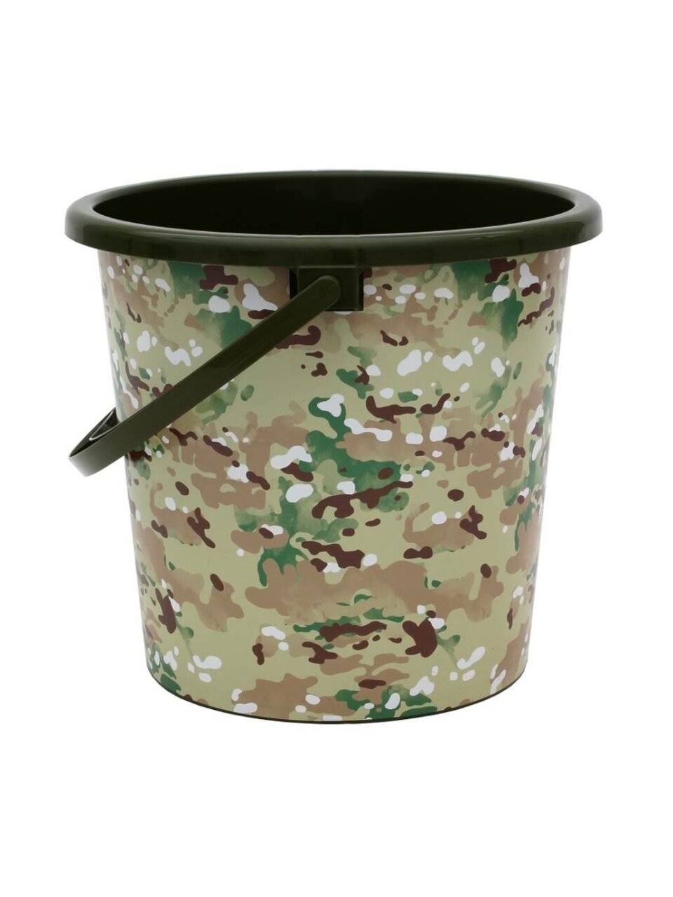Ведро пластик, 10 л, хозяйственное, ВМС, Камуфляж Мультикам, ВР-7808