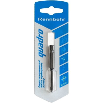 Сверло по стеклу и керамике, Rennbohr Quadro, d6 мм, 676106