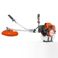 Триммер бензиновый, Husqvarna, 143R-II, 2 л.с., 41.5 куб.см, U-ручка, леска/нож, неразборный вал