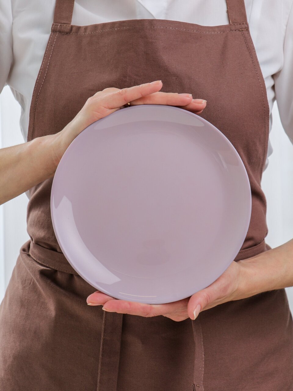 Тарелка обеденная, стекло, 25 см, круглая, Diwali Parma, Luminarc, X3588