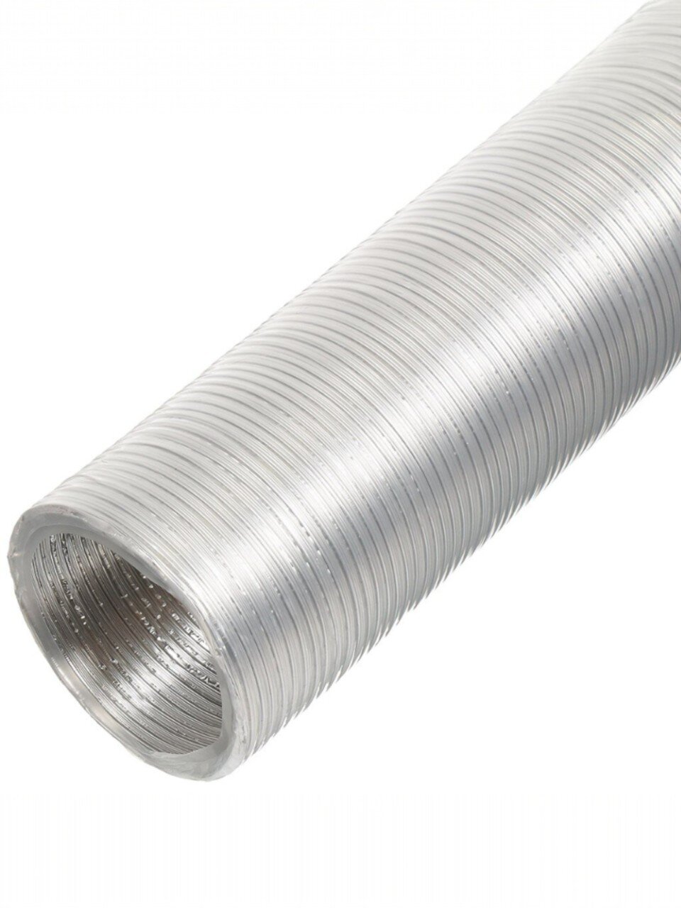 Воздуховод вентиляционый алюминий, диаметр 140 мм, круглый, гофрированный, 3 м, Viento, 140ВА