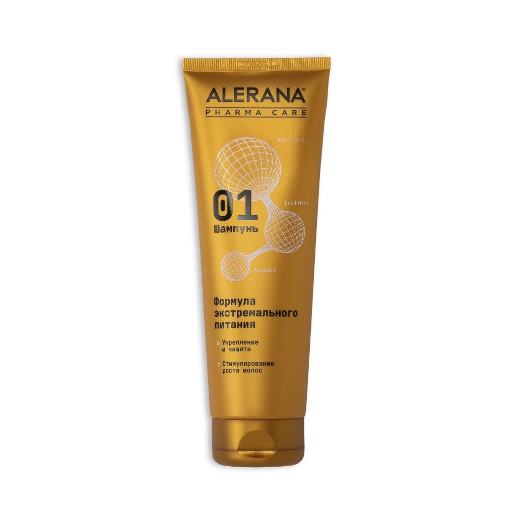 Шампунь Alerana, Формула экстремального питания, для всех типов волос, 260 мл шампунь для волос балансирующий gkhair global keratin balancing shampoo 300 мл
