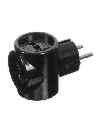Тройник 3 гнезда, 16 А, евро, карболит, TDM Electric, Ретро, SQ1806-0101