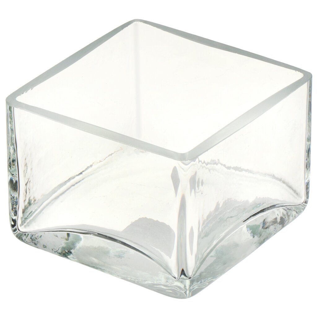 Ваза стекло, настольная, 8х11.6 см, Evis, Тетра, 2084, прямоугольная ваза стекло настольная 24х20 см 3 ка y6 10075 колба металическая подставка