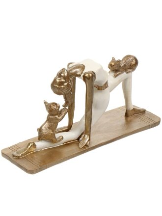 Фигурка декоративная полистоун, Йога Серия Фьюжн, 6.5х22х11 см, Lefard, 162-953