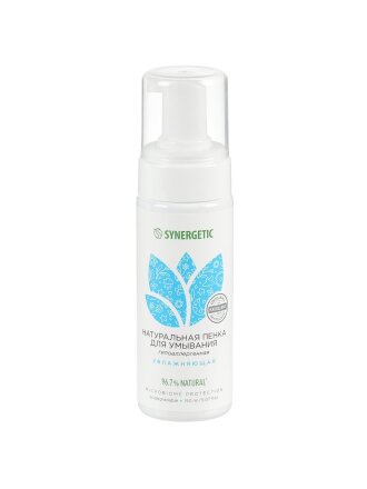 Пенка для умывания Synergetic, Увлажняющая, 150 мл