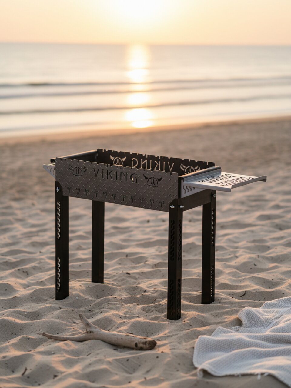 Мангал 800х350х835 мм, 4 мм, ВЗР2256, VikinG XL, Grillux