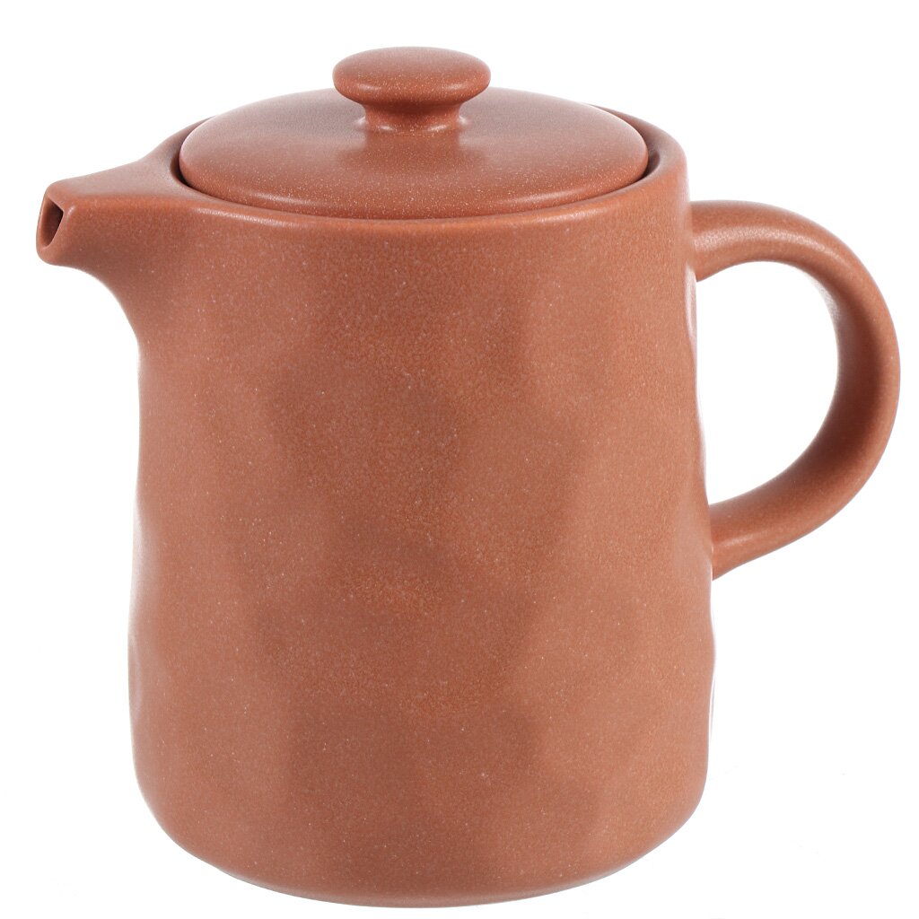 Чайник заварочный керамика, 0.85 л, Billibarri, Old Clay, 500-260, розовый заварочный чайник billibarri