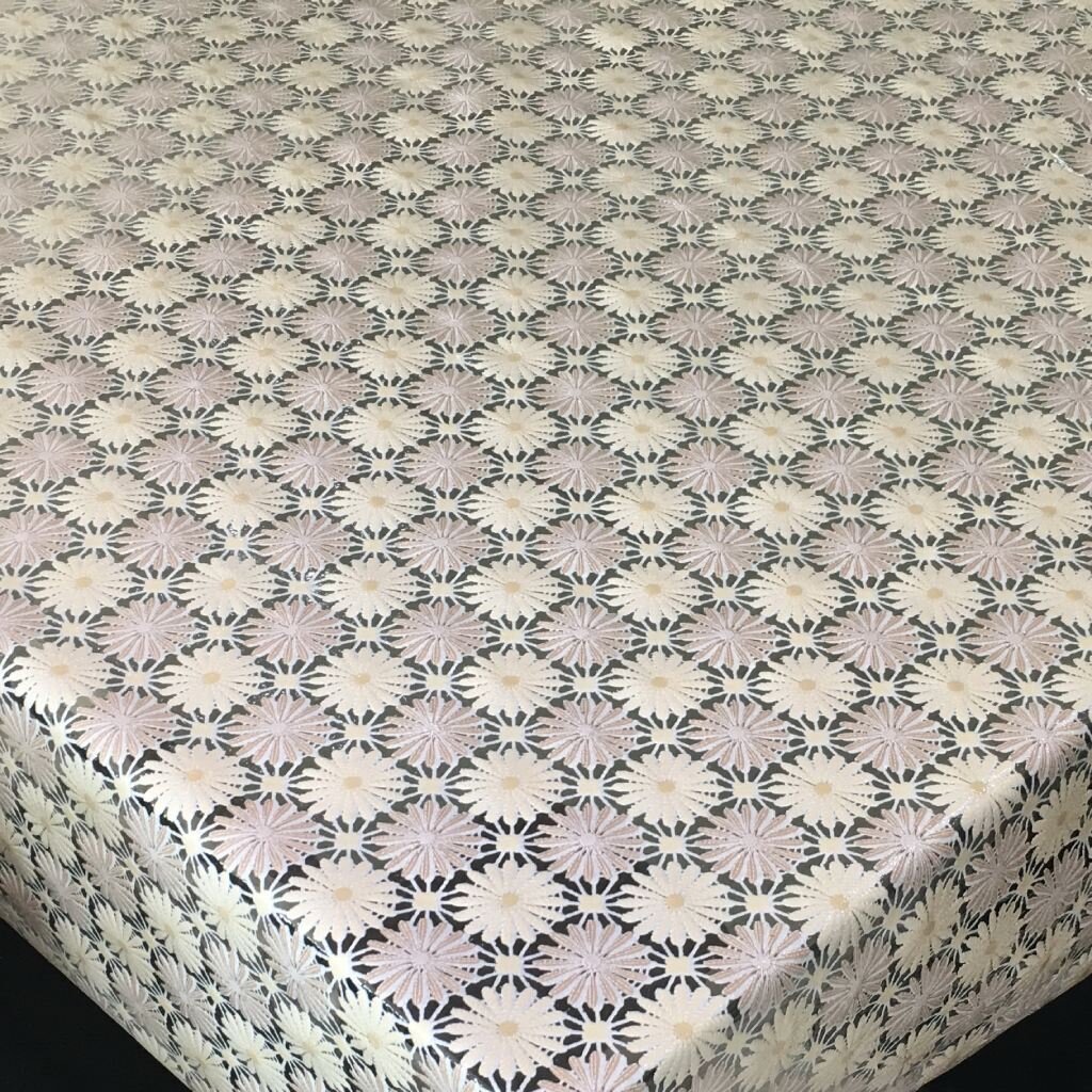Клеенка Easy Lace, 1.32х22 м, ПВХ, ажурная, 102A
