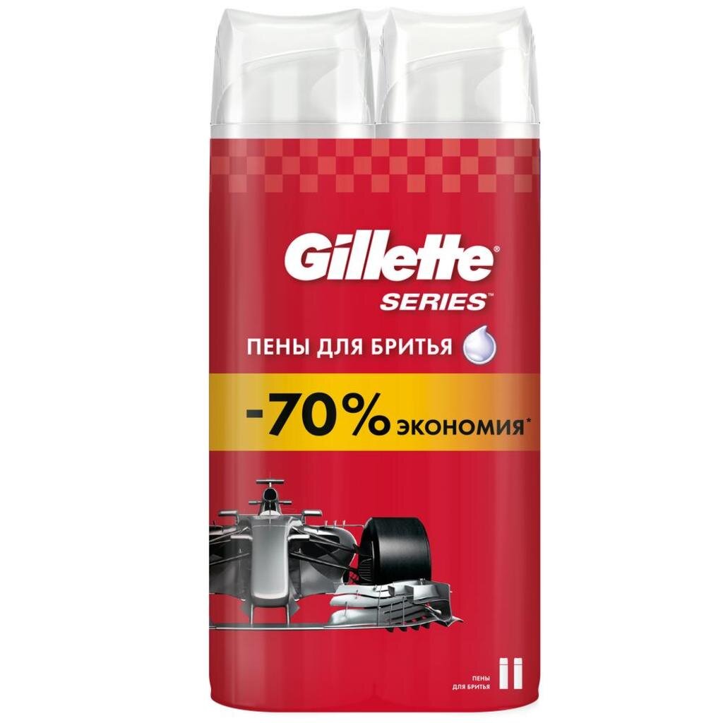 Набор Gillette TGS (пена для бритья Conditioning 250 мл + пена для бритья Sensitive Skin 250 г)