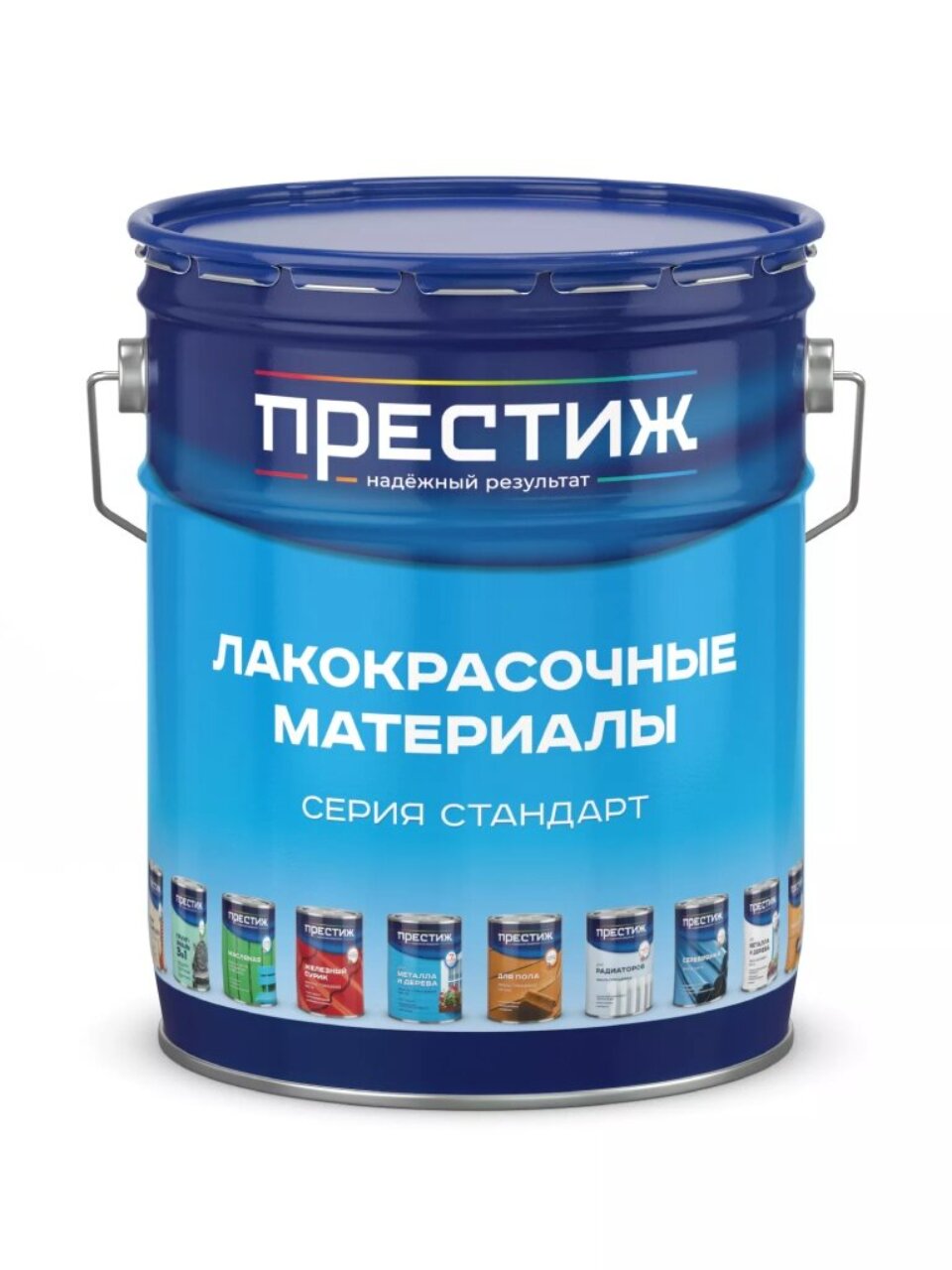 Грунт-эмаль Престиж, по ржавчине, алкидная, серая, 10 кг