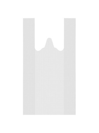 Пакет-майка 23х44 см, 15 мкм, белый, 2 075