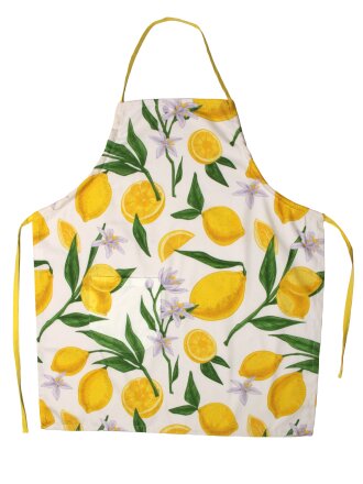 Фартук 80х70 см, 100% хлопок, лимоны, Узбекистан