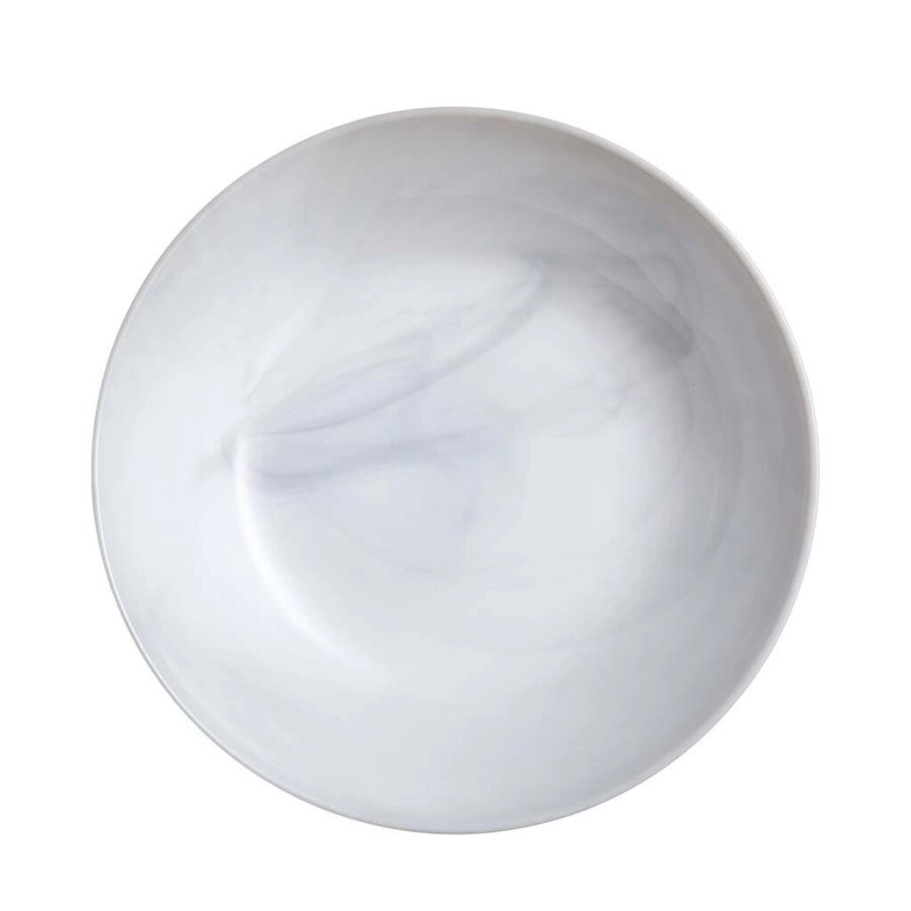 Тарелка суповая, стеклокерамика, 20 см, круглая, Diwali Marble, Luminarc, P9835 тарелка суповая стеклокерамика 21 см квадратная carine white luminarc h3667 l5406 n6802 белая