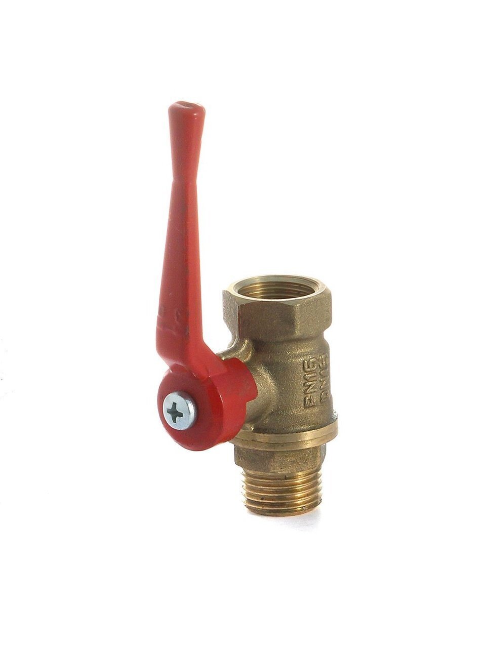Кран для воды, 1/2'', г-ш, латунь, ручка, DN 15, БАЗ