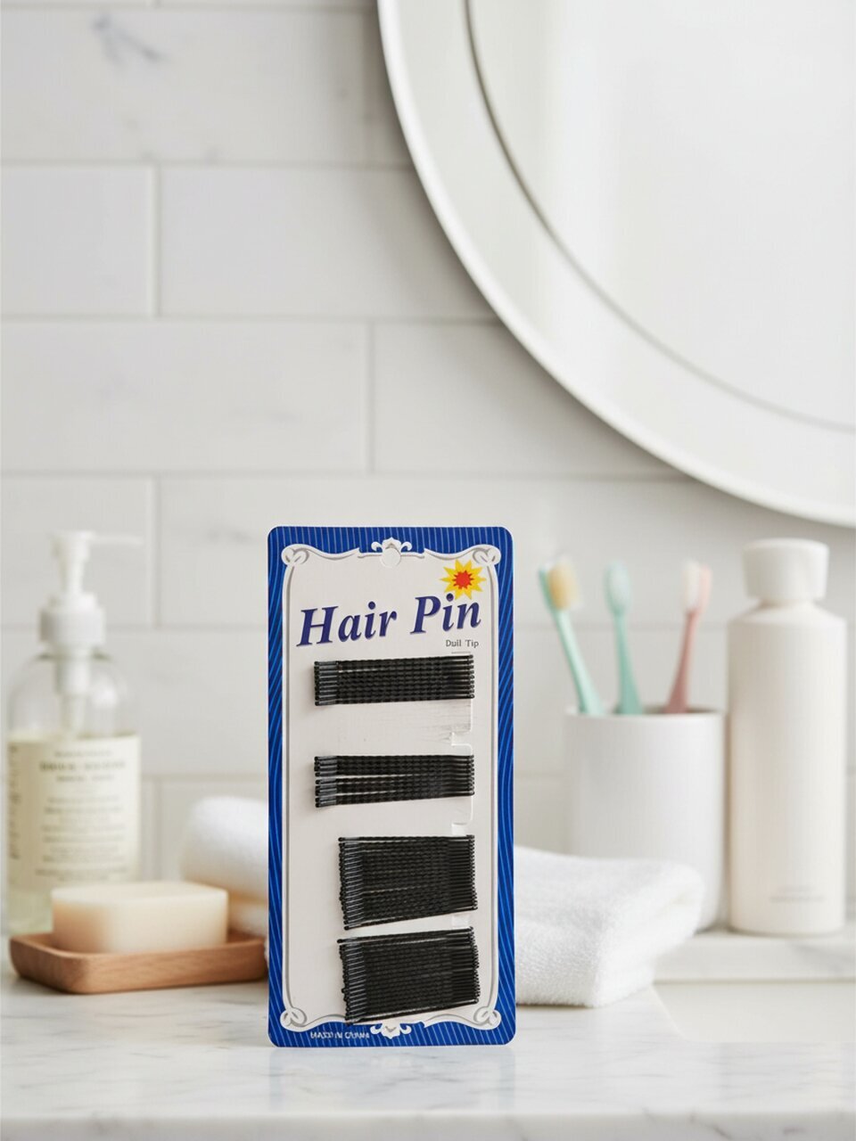 Набор невидимок металл, для волос, 36+18 шт, A110087