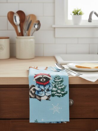 Полотенце кухонное 35х50 см, 100% хлопок, ТДЛ Текстиль, НГ Микс, в ассортименте, Узбекистан