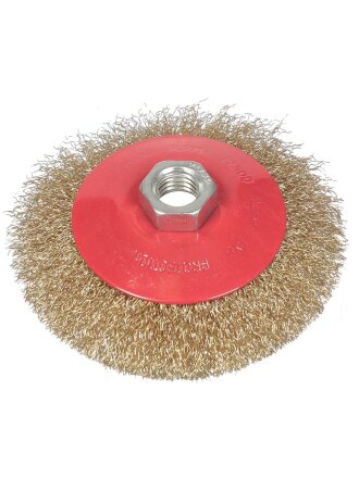 Щетка для УШМ Bartex, 115 мм, тарелка, гайка М14, 991115