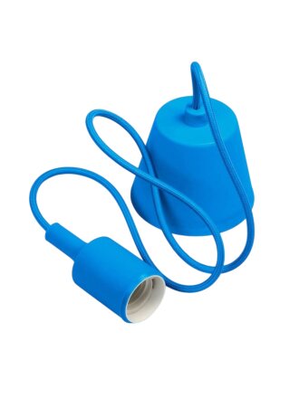 Подвес с патроном E27, подвесной, Smartbuy, 1 м, синий, SBE-CLHE27s-bl