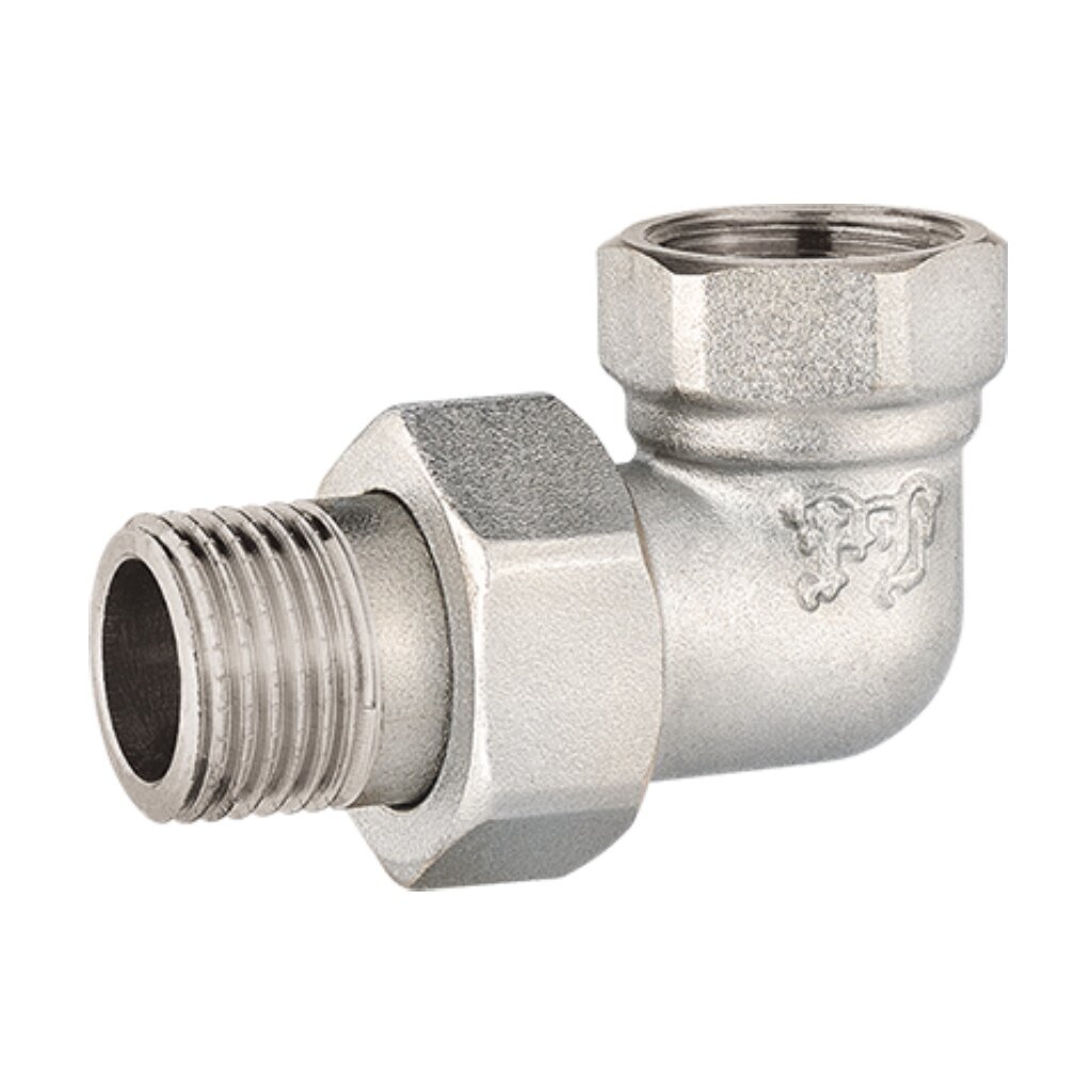 Американка 1/2", г-ш, хром, латунь, угловая, ProFactor