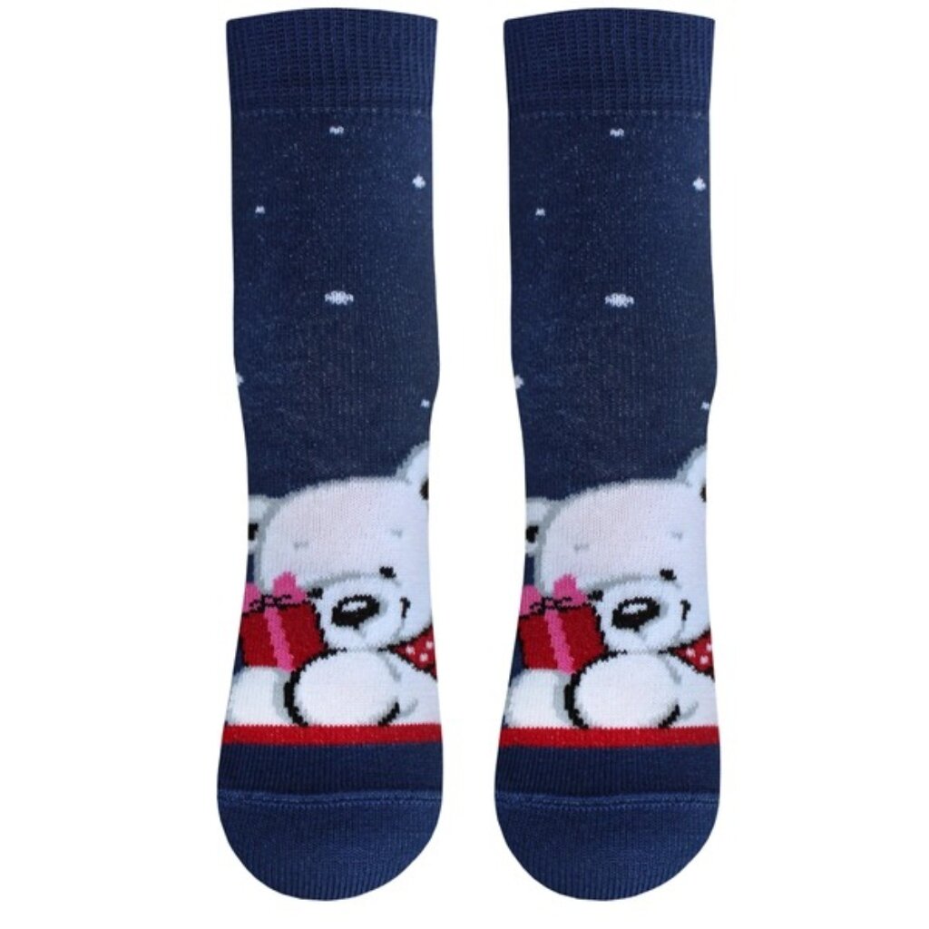 Носки детские, хлопок, Брестские, Kids New year, 758, темный джинс, р. 13-14, 20С3079