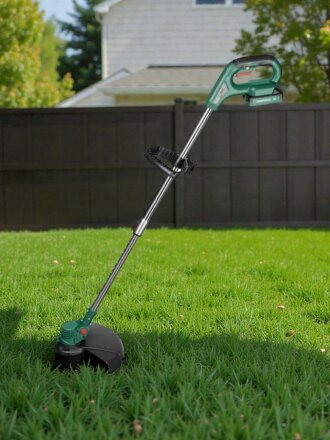 Триммер аккумуляторный, аккумуляторный, Favourite, OBS 21 GT SET PROMO, 158215000, D-ручка, леска/нож, неразборный вал, 21 В, 9500 об/мин,