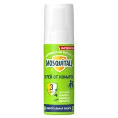 Репеллент от комаров, спрей, Mosquitall, Универсальная защита, 100 мл