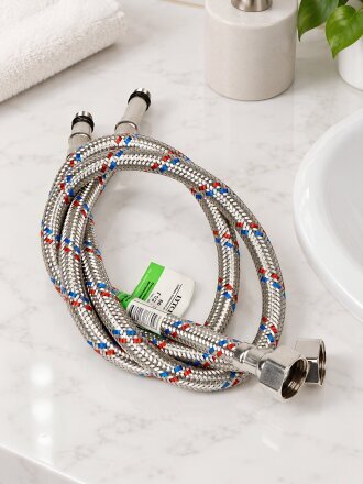 Подводка для воды М10-1/2"х0.6 м, пара, сталь, Еco, Lytcho
