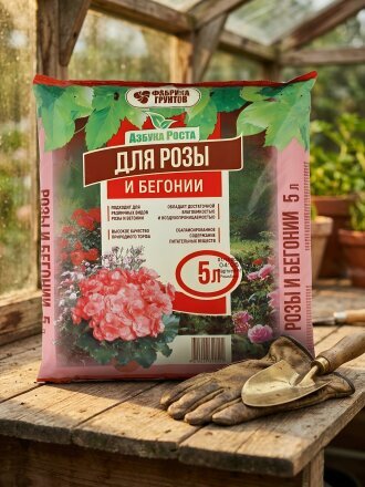 для розы и бегонии