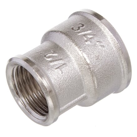 Муфта 3/4"x1" 1/4, никель, STI