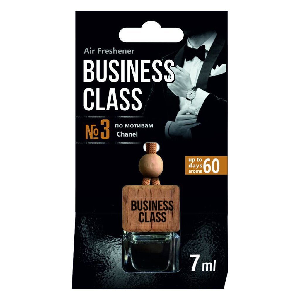 Ароматизатор в машину подвесной, бочонок, Freshco, Business Class Chanel, AR1BC003