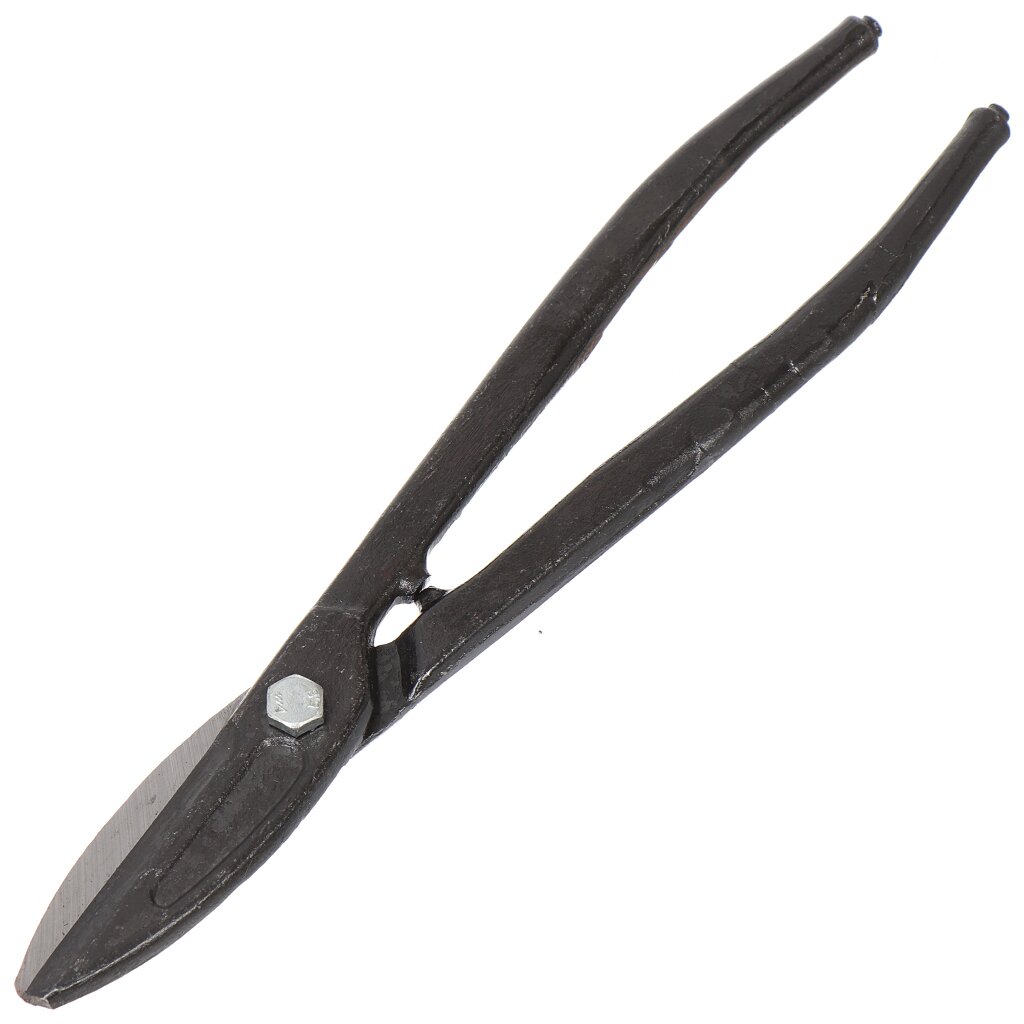 Ножницы по металлу пряморежущие, леворежущие, 250 мм, оксид, ручные, Арефино, С9