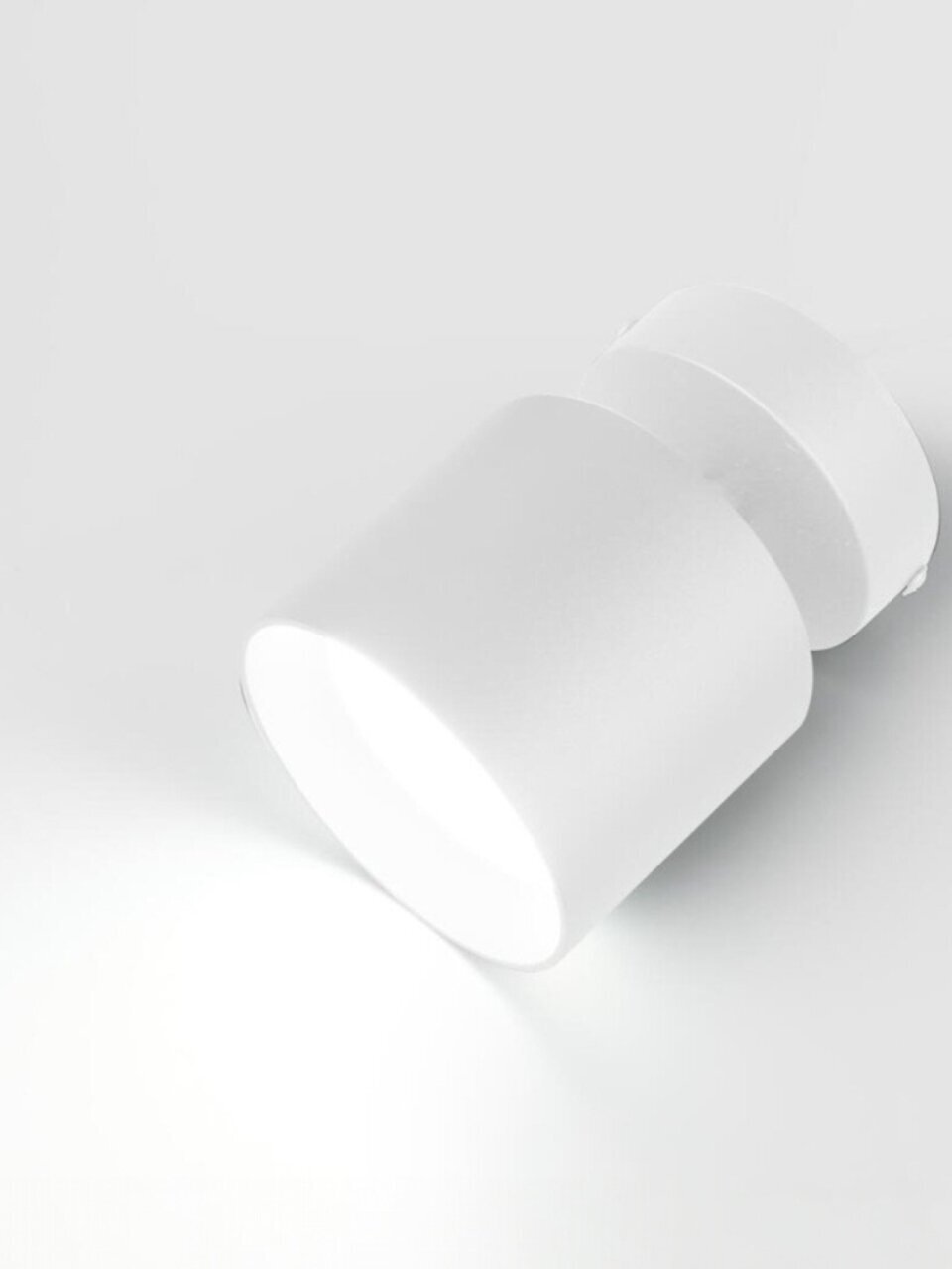 Светильник на основании General Lighting Systems, Башня, 50 Вт, GX53, на 1 лампочку, IP20, d8.2х7 см, Спот, белый, 661727