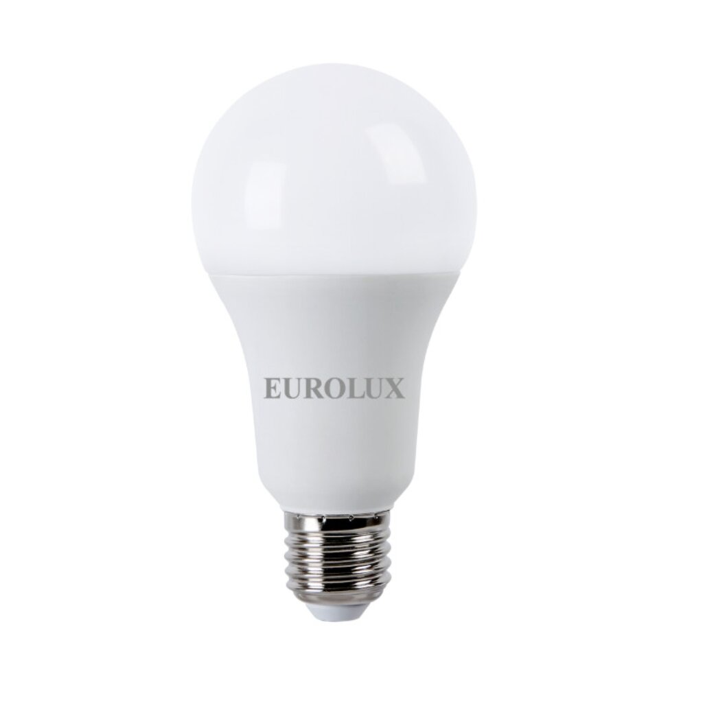 Лампа светодиодная E27, 20 Вт, 150 Вт, 220-240 В, груша, 4000 К, свет нейтральный белый, Eurolux