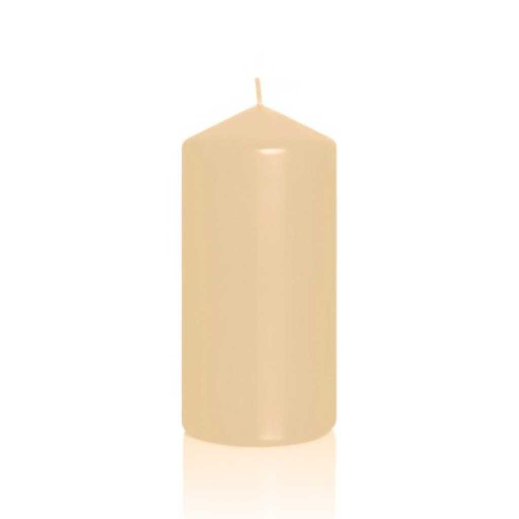 Свеча декоративная, 15х7 см, цилиндр, слоновая кость, Bartek Candles
