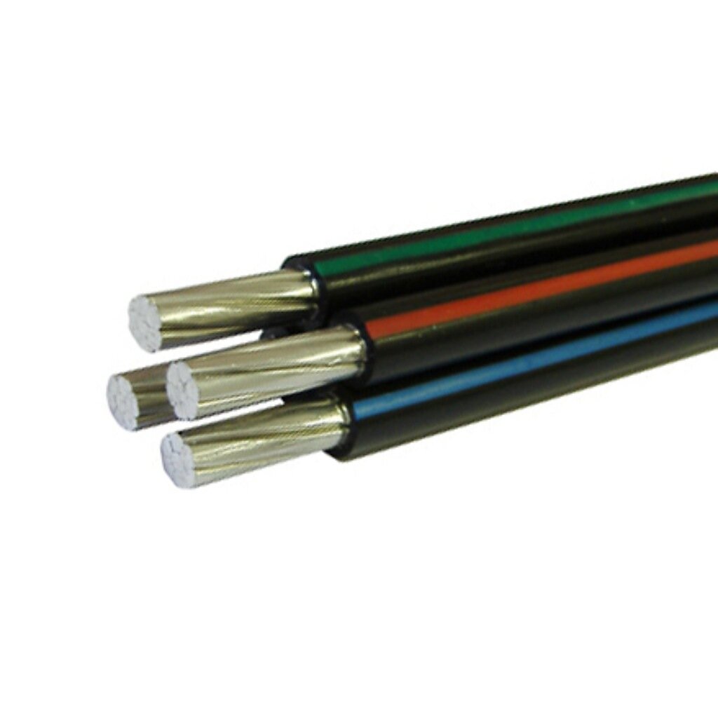 Провод СИП-4, 4х25 мм², 200 м, алюминий, самонесущий, изолированный, ГОСТ, ККЗ, 118924 самонесущий изолированный провод проводник