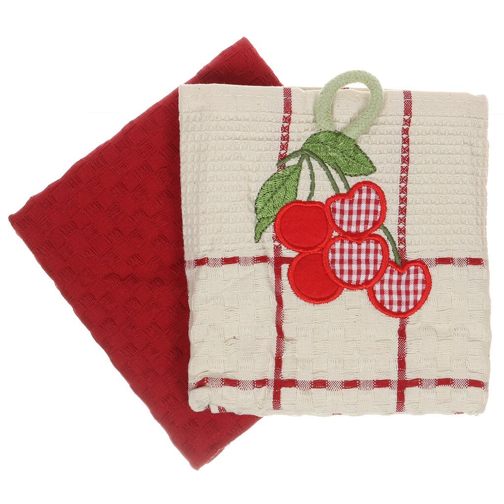 т Набор полотенец кух 2шт 40*60см Вишни KTS-17-CH 370060