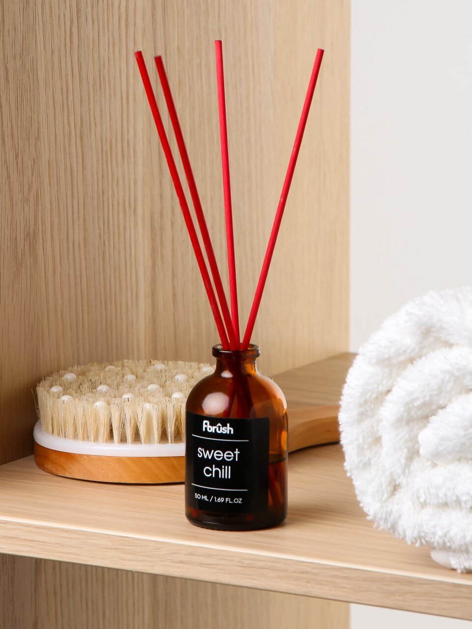 Аромадиффузор декоративный Fbrush, 50 мл, 5.5х21 см, Aroma home Sweet Chill, DPC50-2