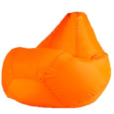 Кресло мешок для отдыха 65х65х65 см, оксфорд, XL, оранжевое, XL, КМ3680-МТ005
