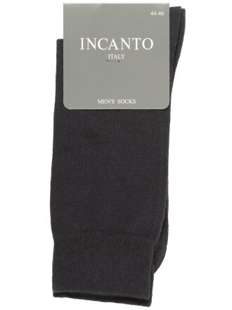 Носки для мужчин, хлопок, Incanto, темно-серые, р. 44-46, BU733008